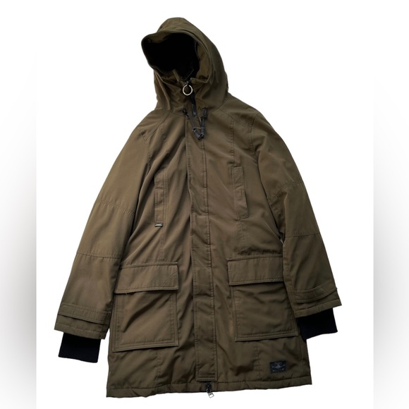 TNA Jackets & Blazers - TNA Olive Green Mountaineering Parka Size Large